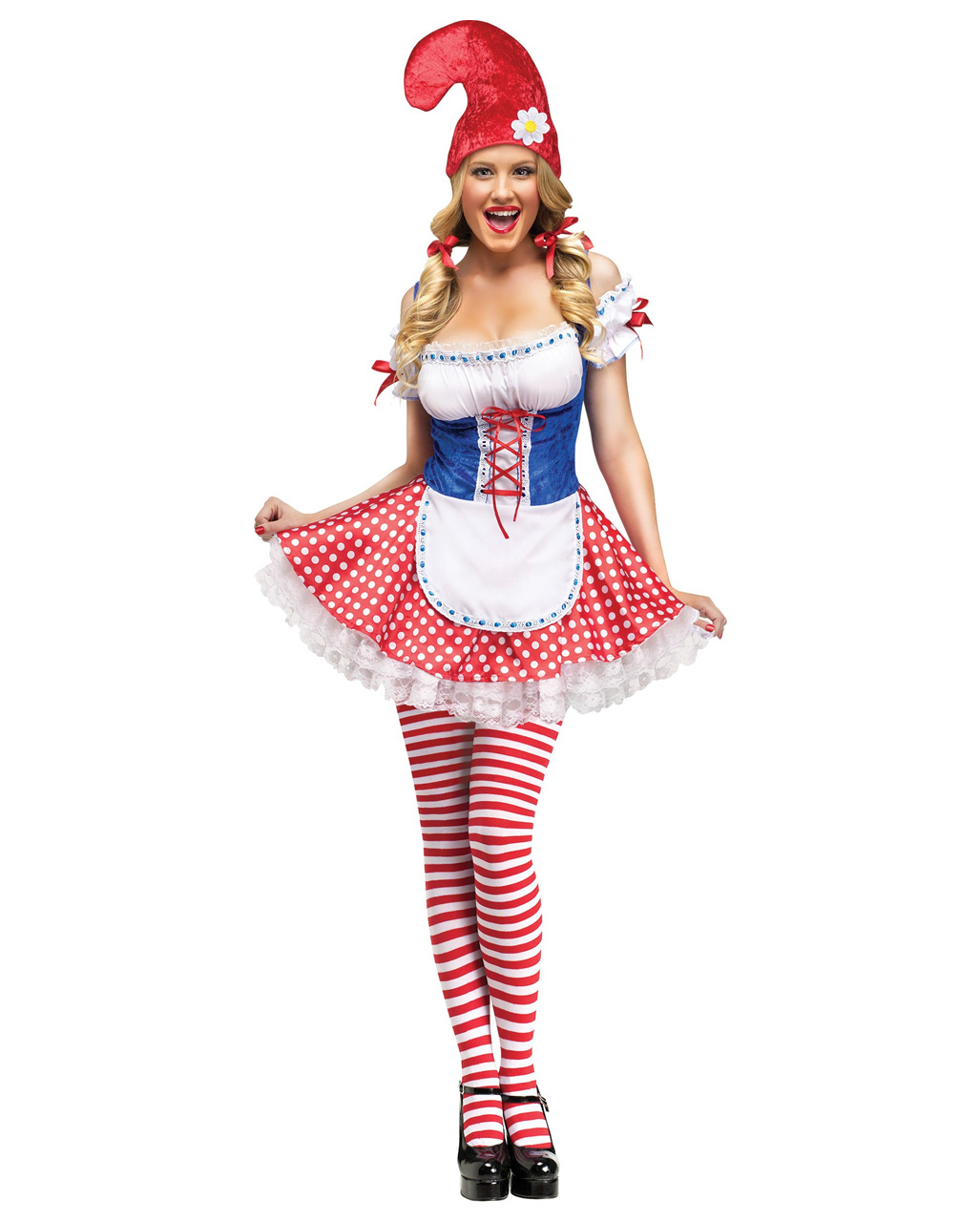 Sexy Zwerg Damen Kostüm Sexy Gartenzwerg Kostüm für Frauen M/L