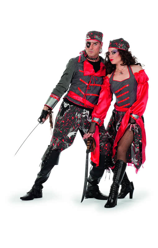 Sharky Piraten Männer Kostüm Seeräuber Kostüm M/50