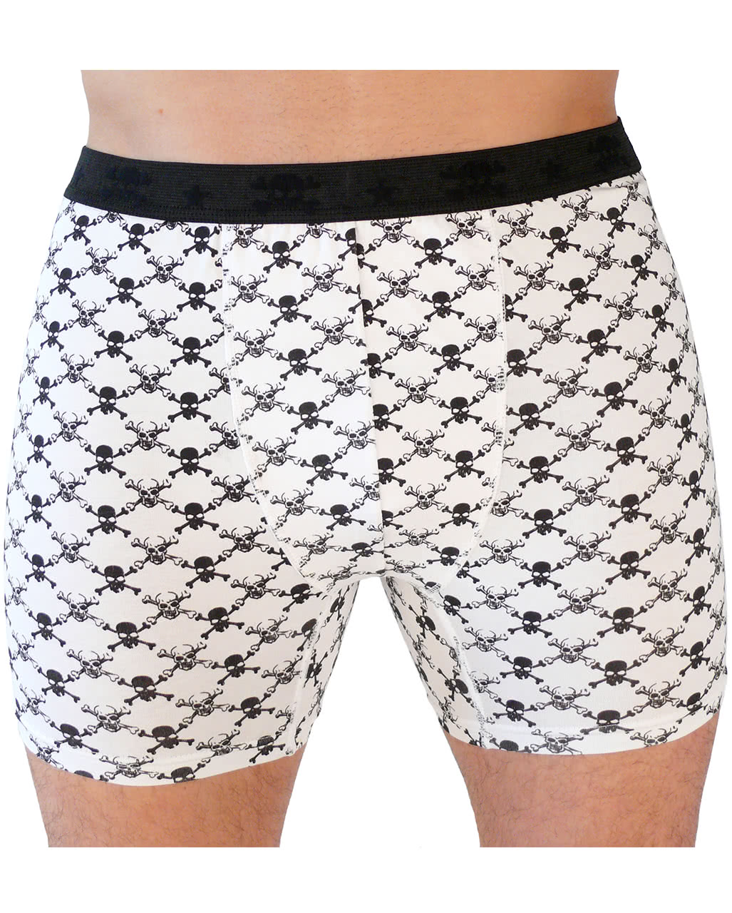 Herren Pants mit Totenköpfen  Gothic Unterwäsche M/L