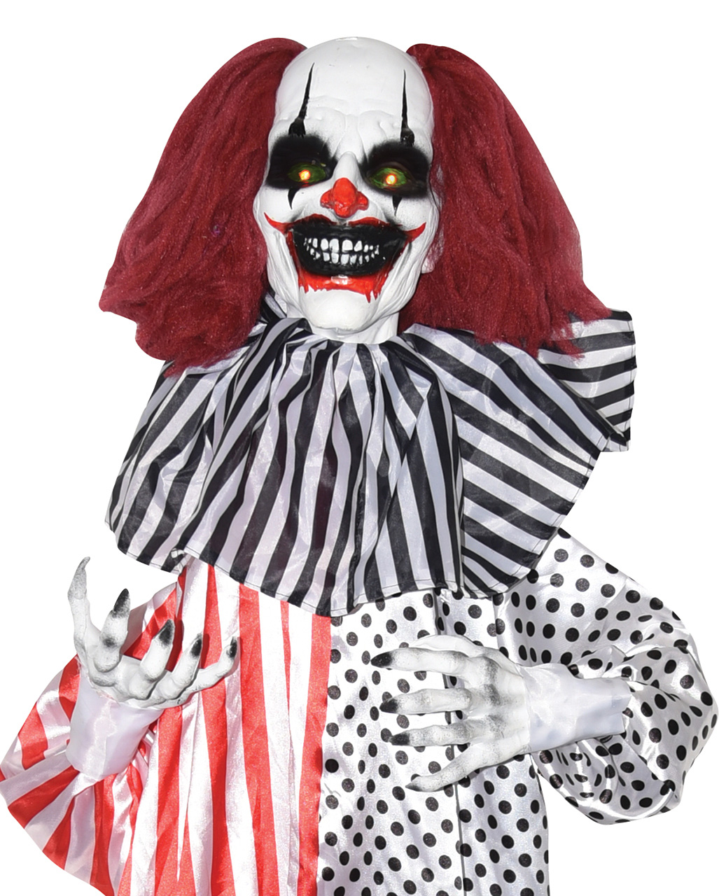 Sich Schüttelnder Killer Clown mit Licht & Sound ★