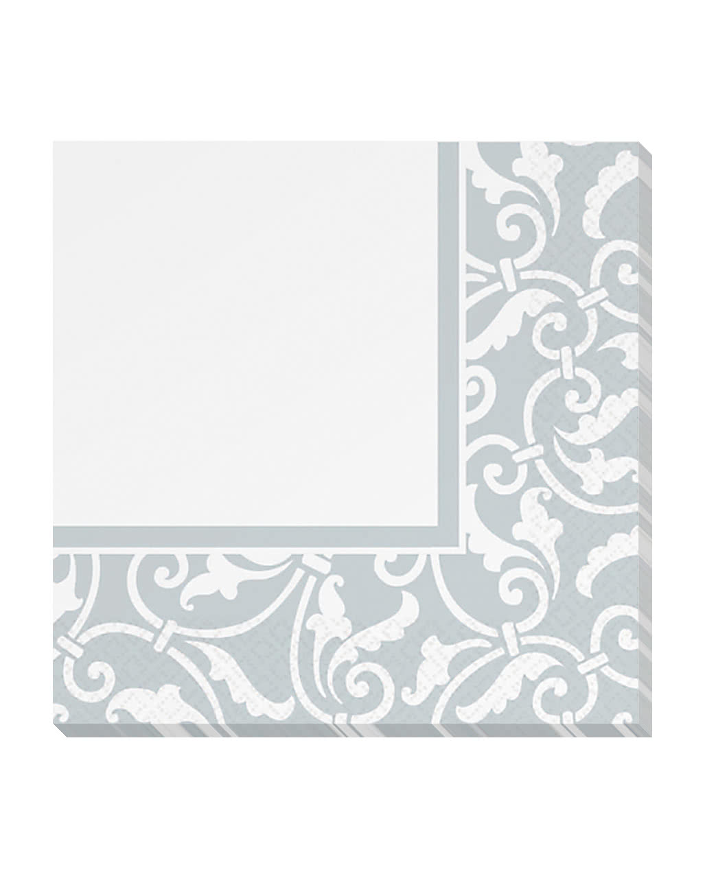 Silber Ornament Servietten 16 St. für Hochzeit