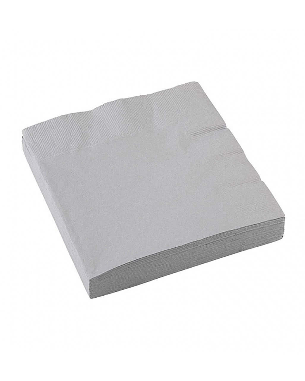 Silber Servietten 20 St. als Partydekoration