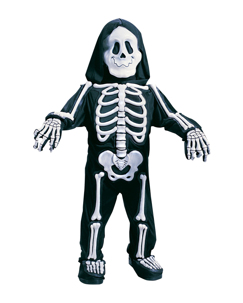 Skelett Jumpsuit für Kleinkinder  Halloween Kostüme L