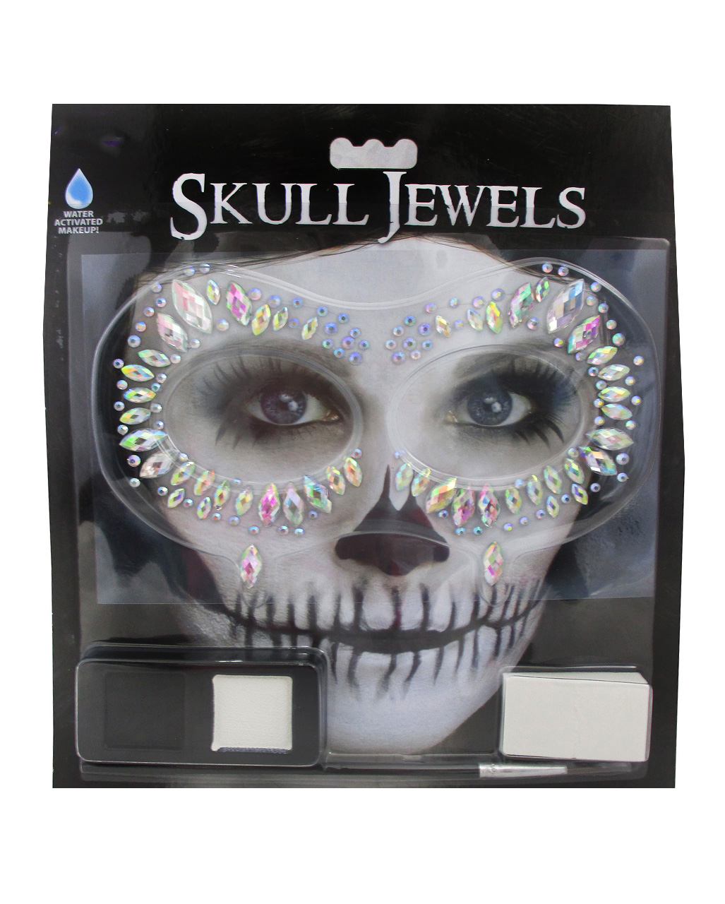 Skull Jewels Make-Up Kit für Halloween ?