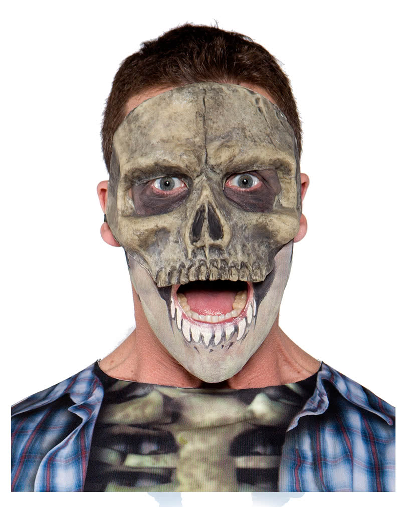 Skull Halbmaske Gruselige Totenkopf Maske