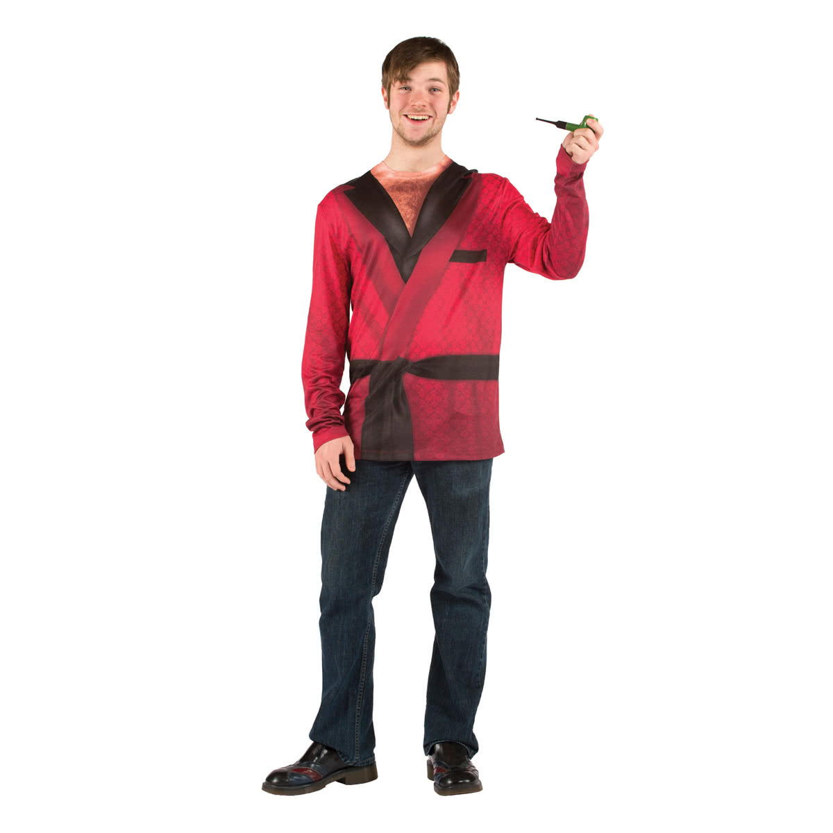 Smoking Jacke T-Shirt  Faschingskostüme für Männer M