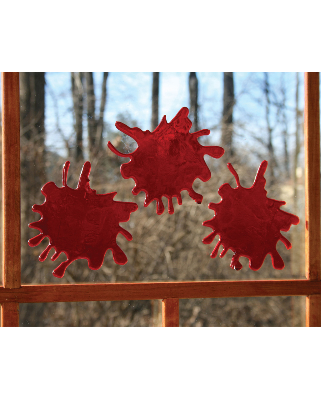 Splatter of Blood / Blutspritzer 3D Halloween Dekoration für