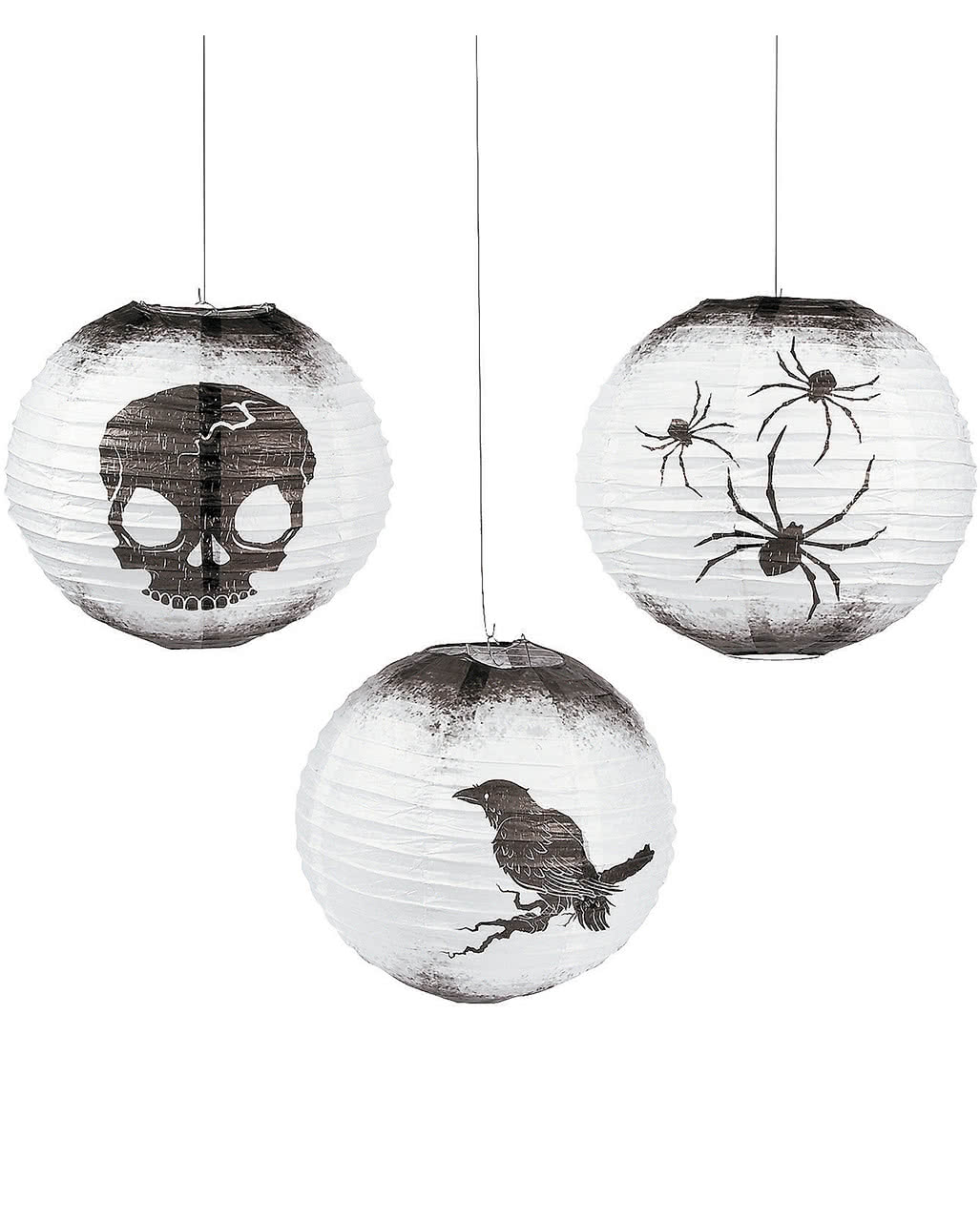 Spooky Halloween Lampions 6er Pack Halloween Deko