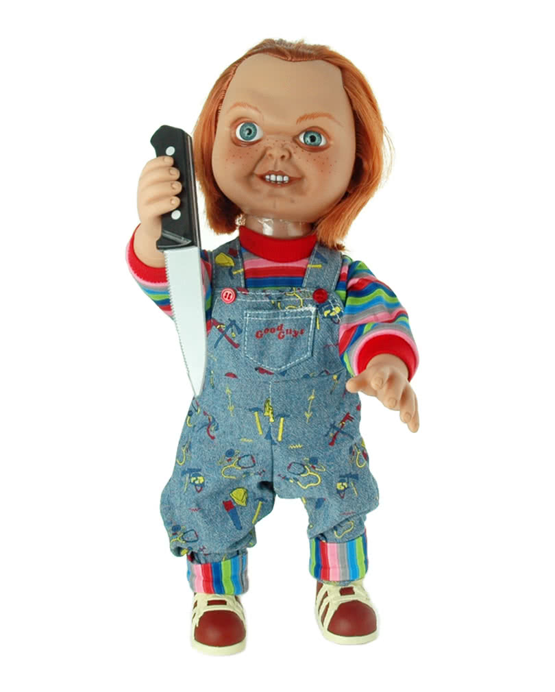Sprechende Chucky Puppe 38 cm   Lizenzierte Chucky Actionfigur