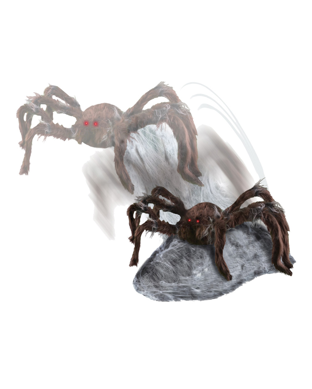 Springende Braune Riesenspinne 90 cm ➤ für Halloween?