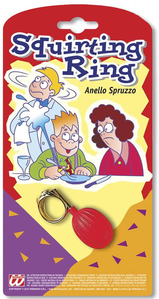 Spritzender Ring Scherzartikel, Partygag, Aprilscherz, Unsinniger