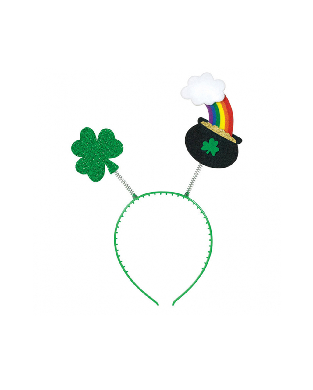 St. Patricks Day Haarreif Kleeblatt u. Regenbogen ☘️