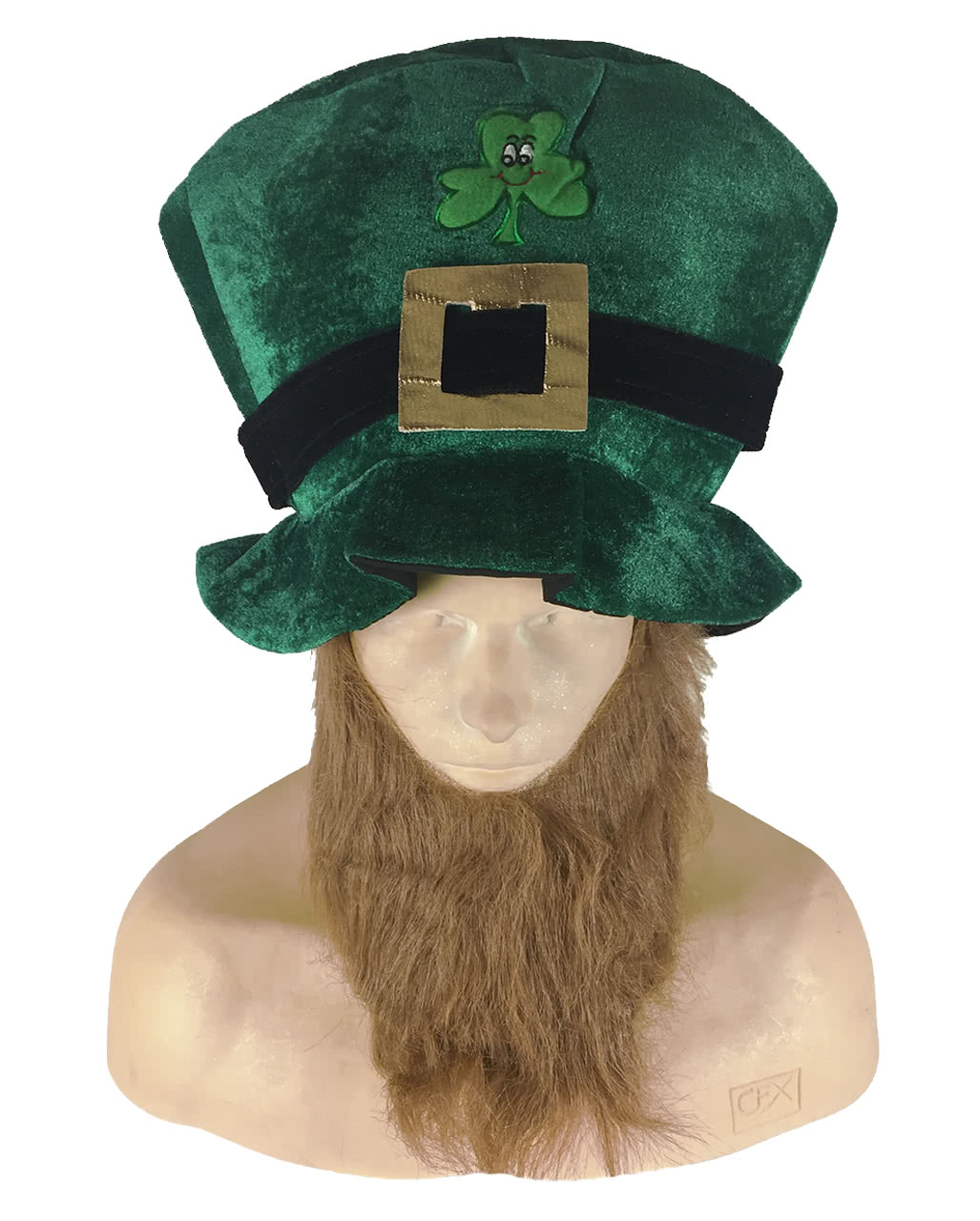 St. Patrick's Day Party Hut mit Bart bestellen