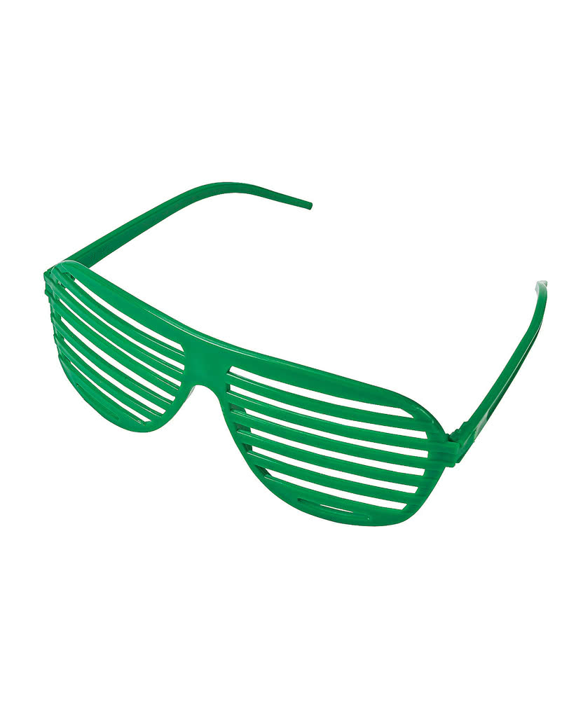 St. Patrick's Day Gitter-Brille  Mr. West Party Brille
