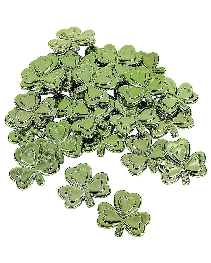 St. Patrick`s Day Kleeblätter 24 St.   Irische Kleeblätter aus