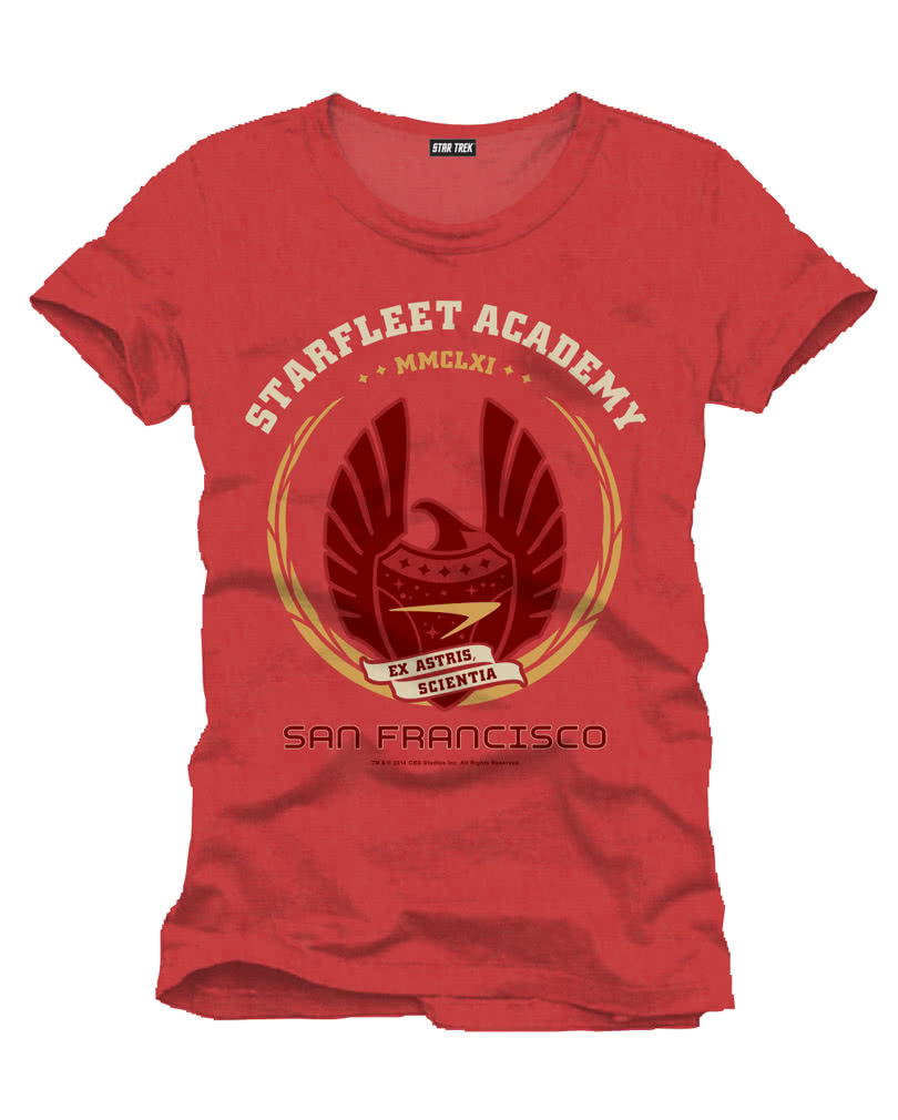 Star Trek T-Shirt Starfleet Academy T-Shirt für Trekkies L