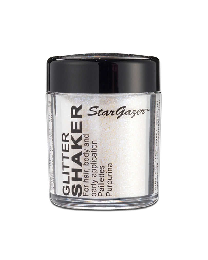 Stargazer Glitter Shaker Weiß für dein Eisprinzessin Make-up
