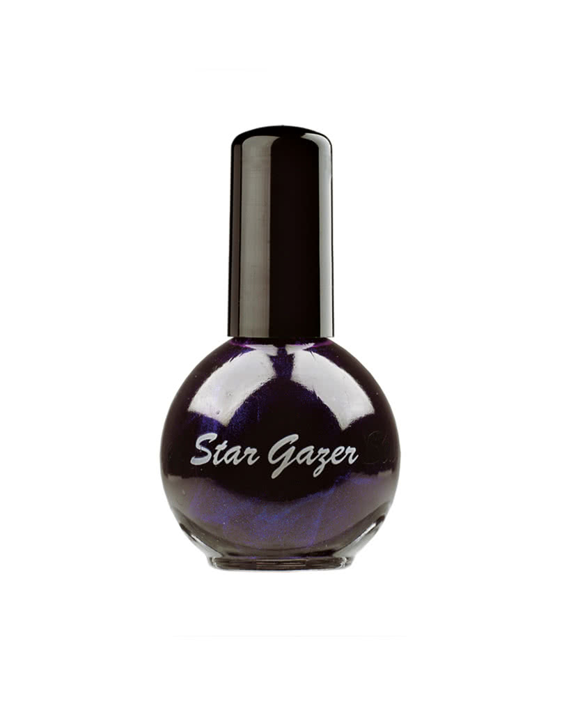 Stargazer Nagellack Schwarz-Violett Dunkelvioletter Stargazer