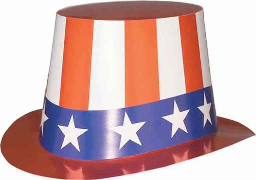 Stars & Stripes Hut  USA Fanartikel für Amerika Fans