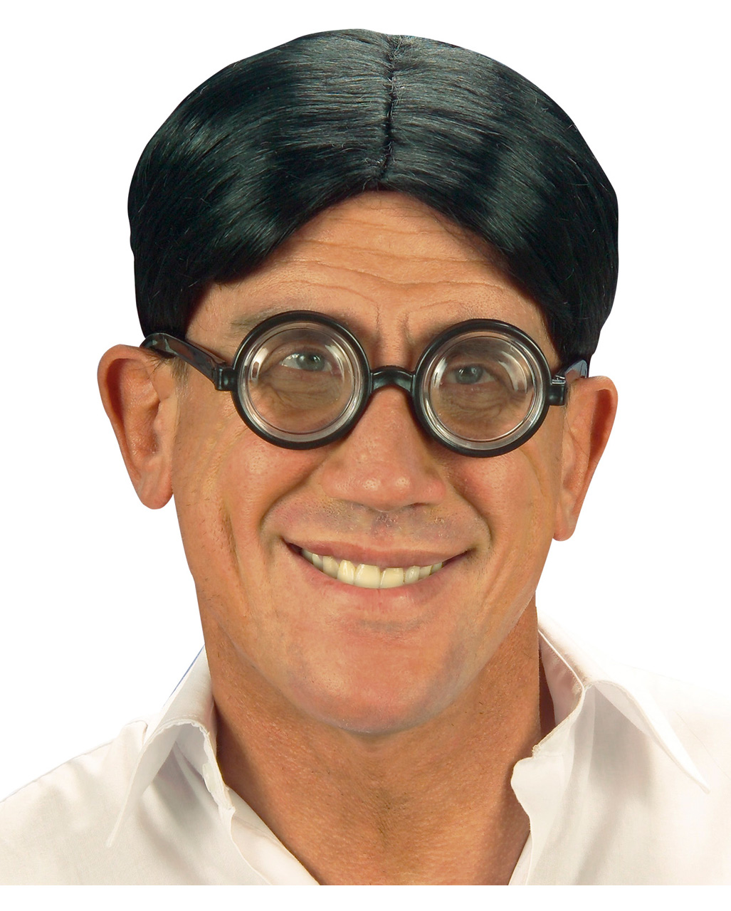 Karnevalsperücke Nerd für Fasching & Karneval
