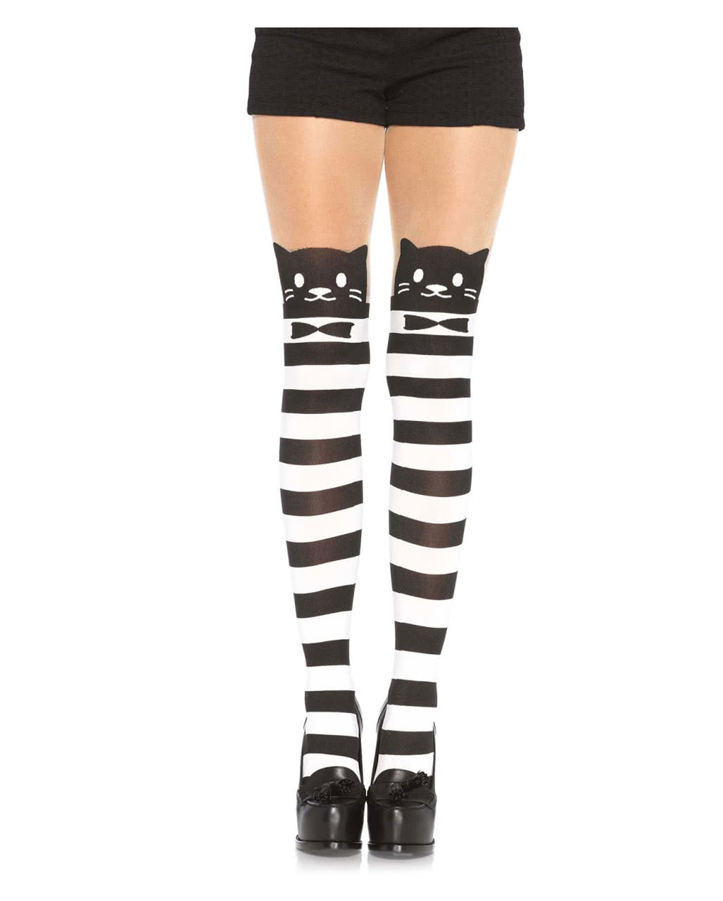 Striped Cat Strumpfhose Verkleidungszubehör