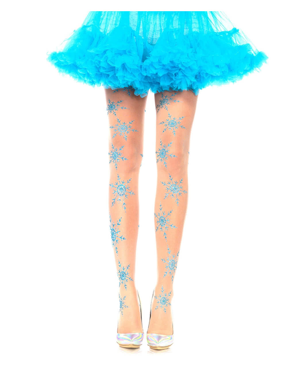 Strumpfhose mit Schneeflocken ❆ Eiskönigin