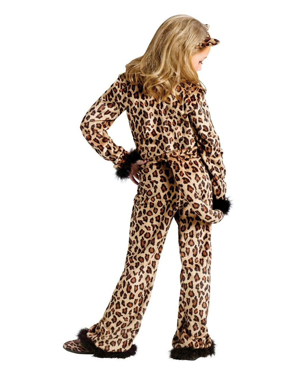 Süßer Leopard Kinderkostüm für Fasching S