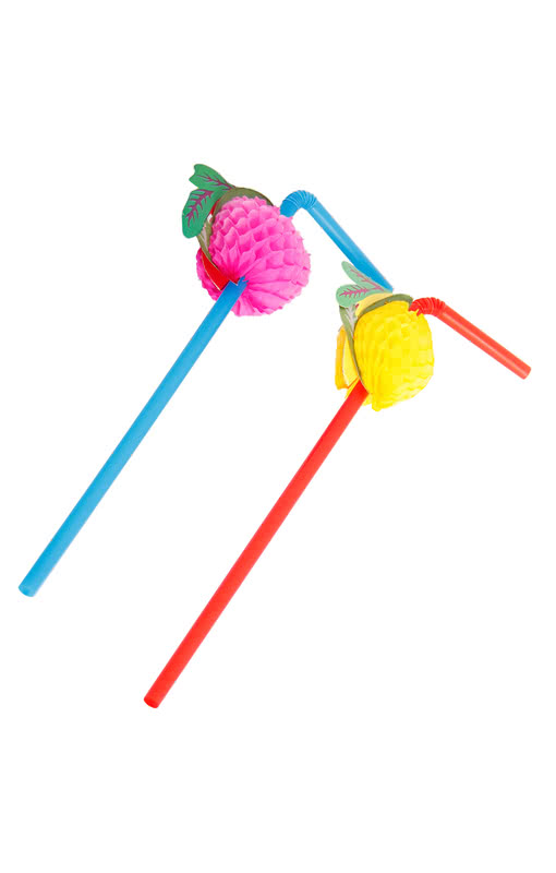 Summer Drink Strohhalme Partydeko