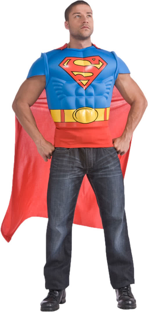 Superman Muskelshirt  Superheldenkostüme kaufen L