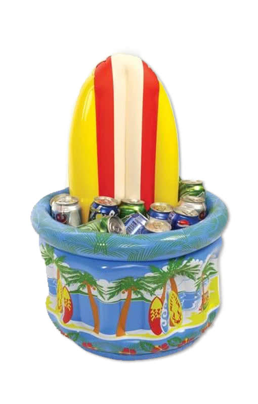 Surfboard Getränkekühler -Hawaii und Beachparty-Dekoration