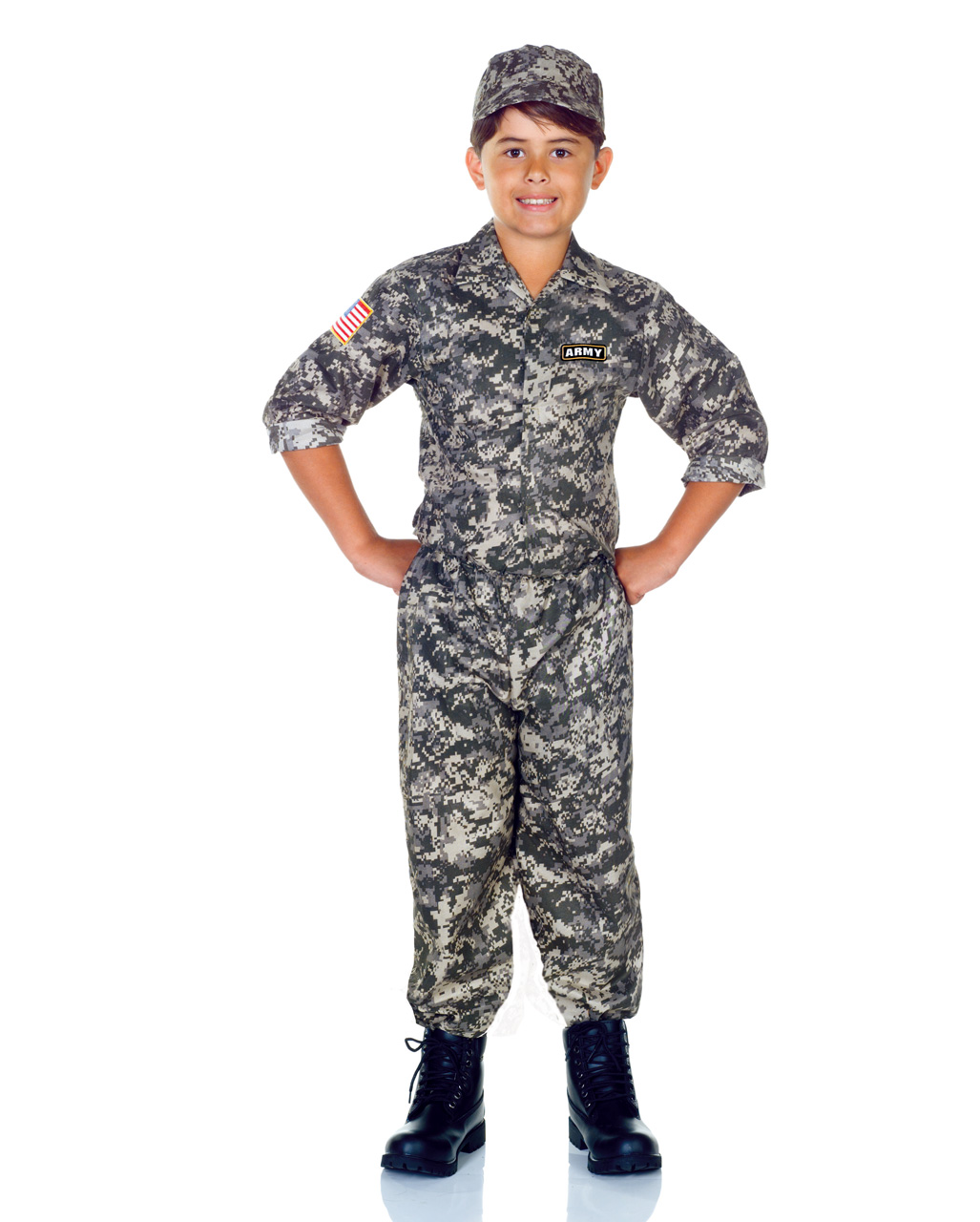 U.S. Army Camo Kinderkostüm -Tarnanzug für Kinder-Armee Anzug- M