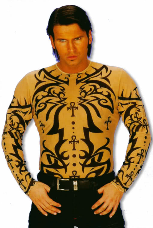Tattoo-Shirt Tribal für Karneval