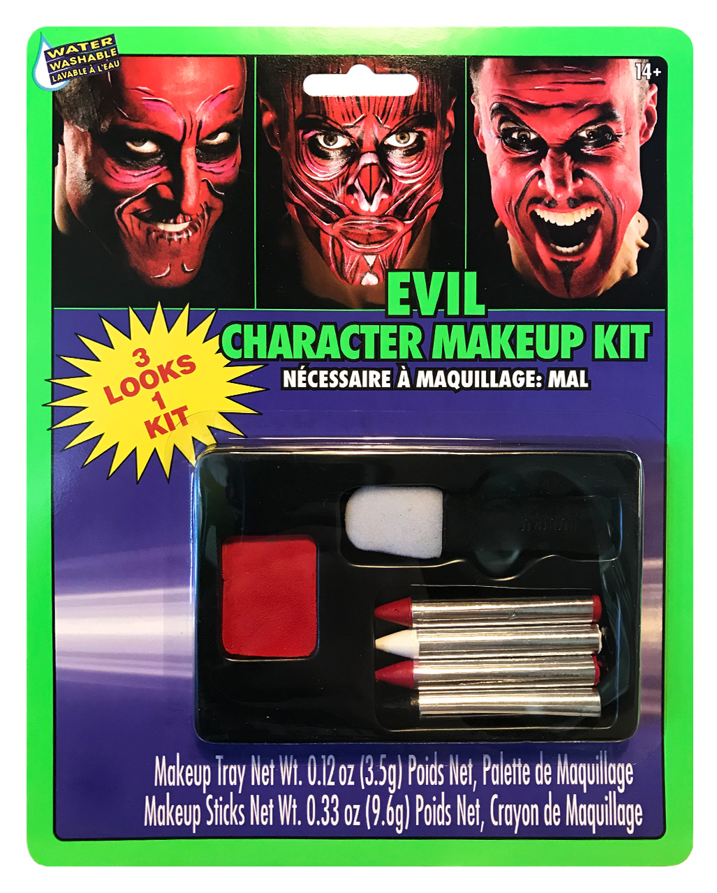 Teufel Make up Set als Halloween Schminke