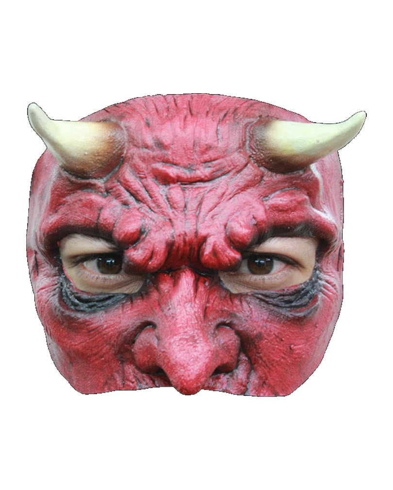 Teufel Halbmaske   Satanische Halloween Maske