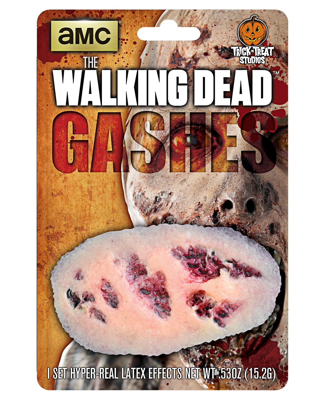 The Walking Dead Zombie Wunden Applikation - Walking Dead Make Up