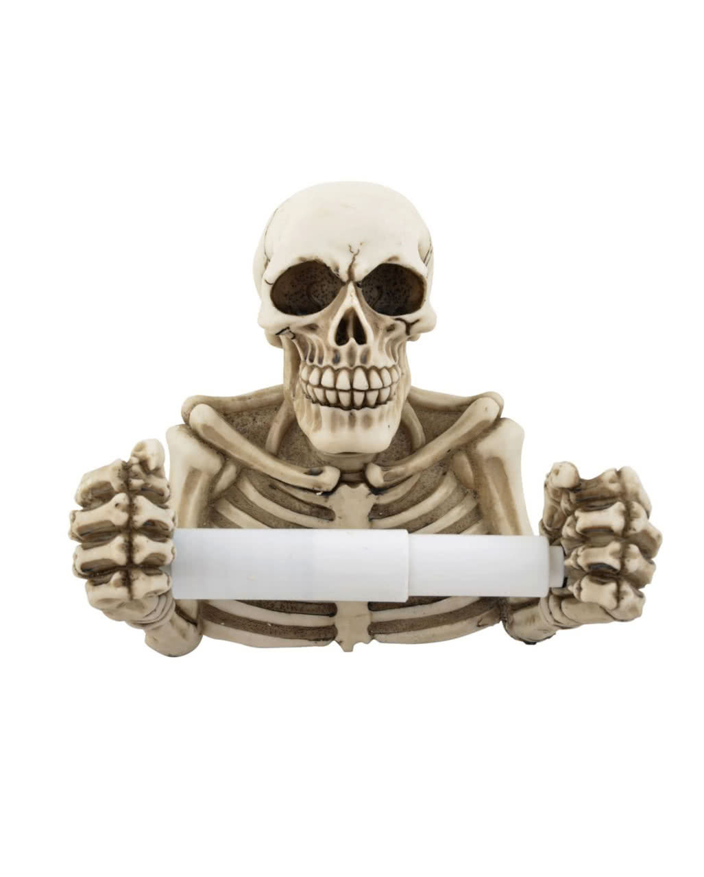 Toilettenpapierhalter Skelett Gothic Deko