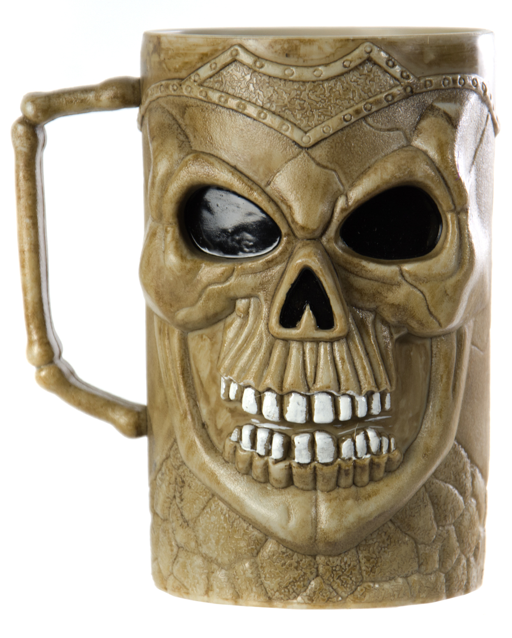 Totenkopf Bierkrug Halloween Tischdeko