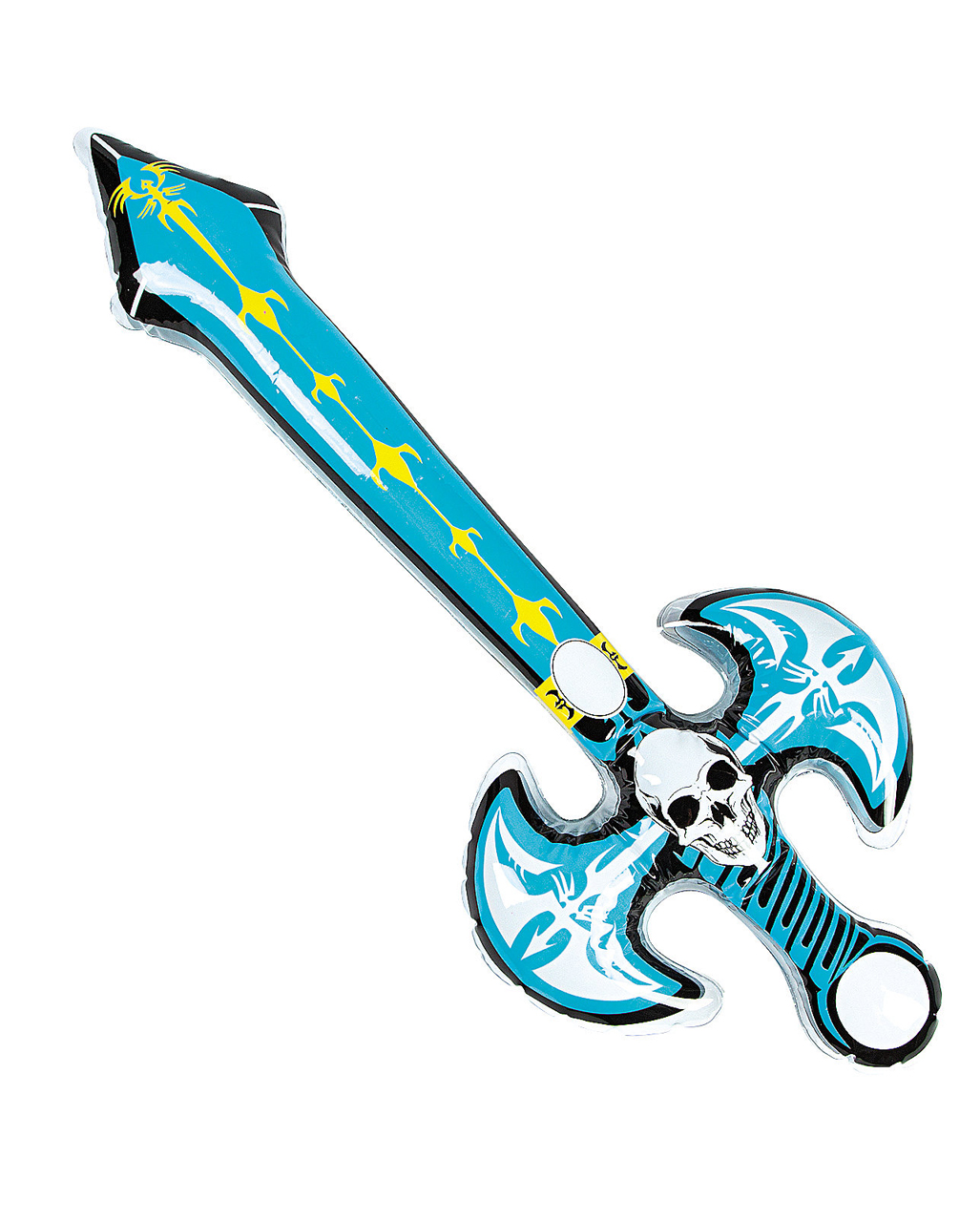 Totenkopf Schwert aufblasbar Spielzeugwaffe