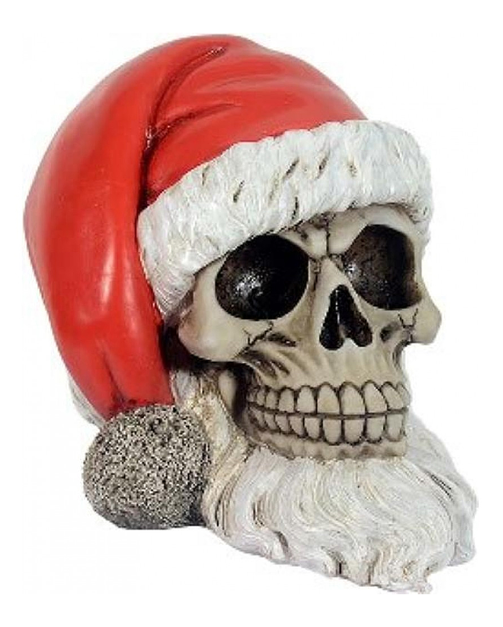 Totenkopf - Weihnachtsmann mit Bart kaufen