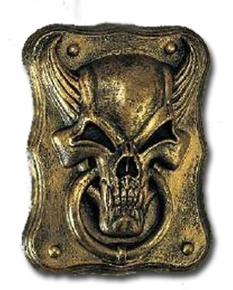 Totenschädel Türklopfer Halloween Deko