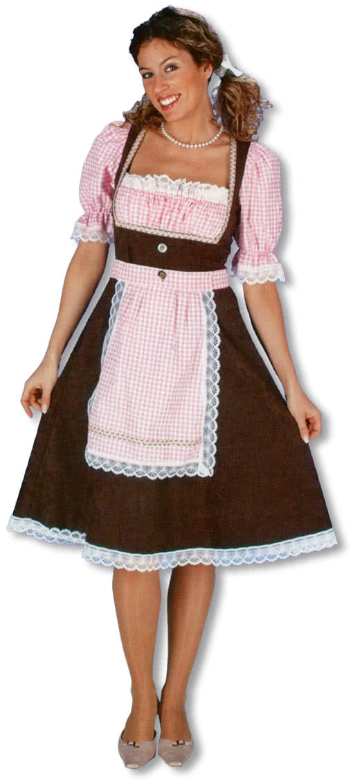 Trachten Liesl Kostüm -Dirndl Kostüm-Trachten Kostüm M/L 40-42