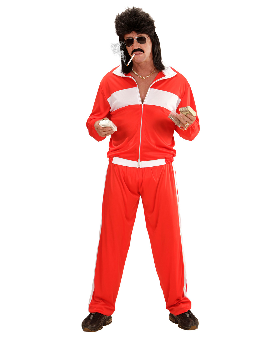 Trailer Park Trainings Anzug für Mottopartys XL