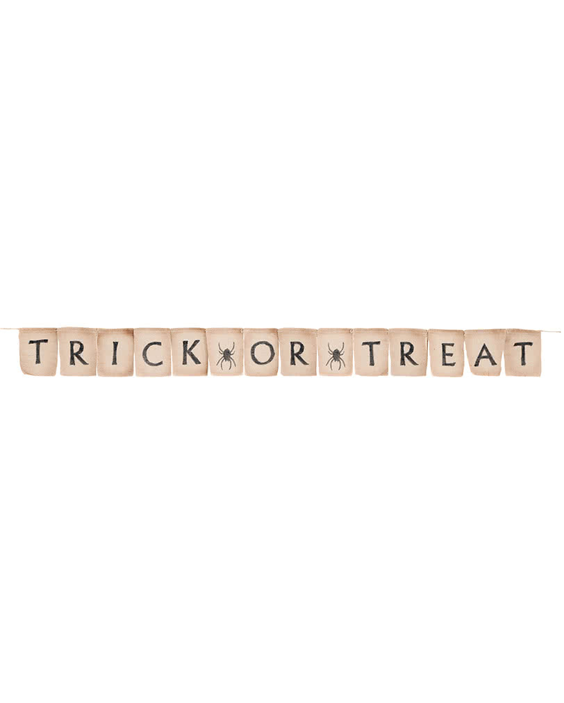 Hipster Halloween Banner Trick or Treat Halloween Deko