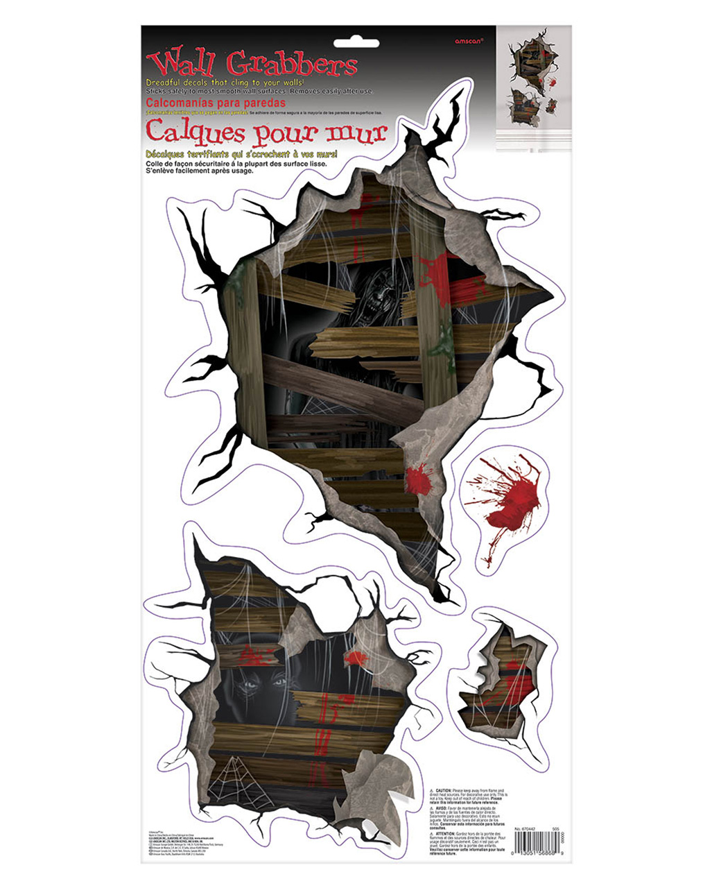 Unheimliches Geisterhaus Wanddeko ▶ Halloween Deko