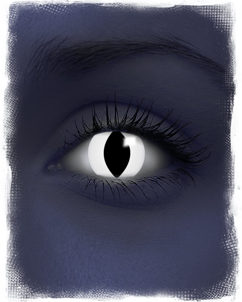 UV Kontaktlinsen Black Cat   Schwarzlichtaktive Kontaktlinsen