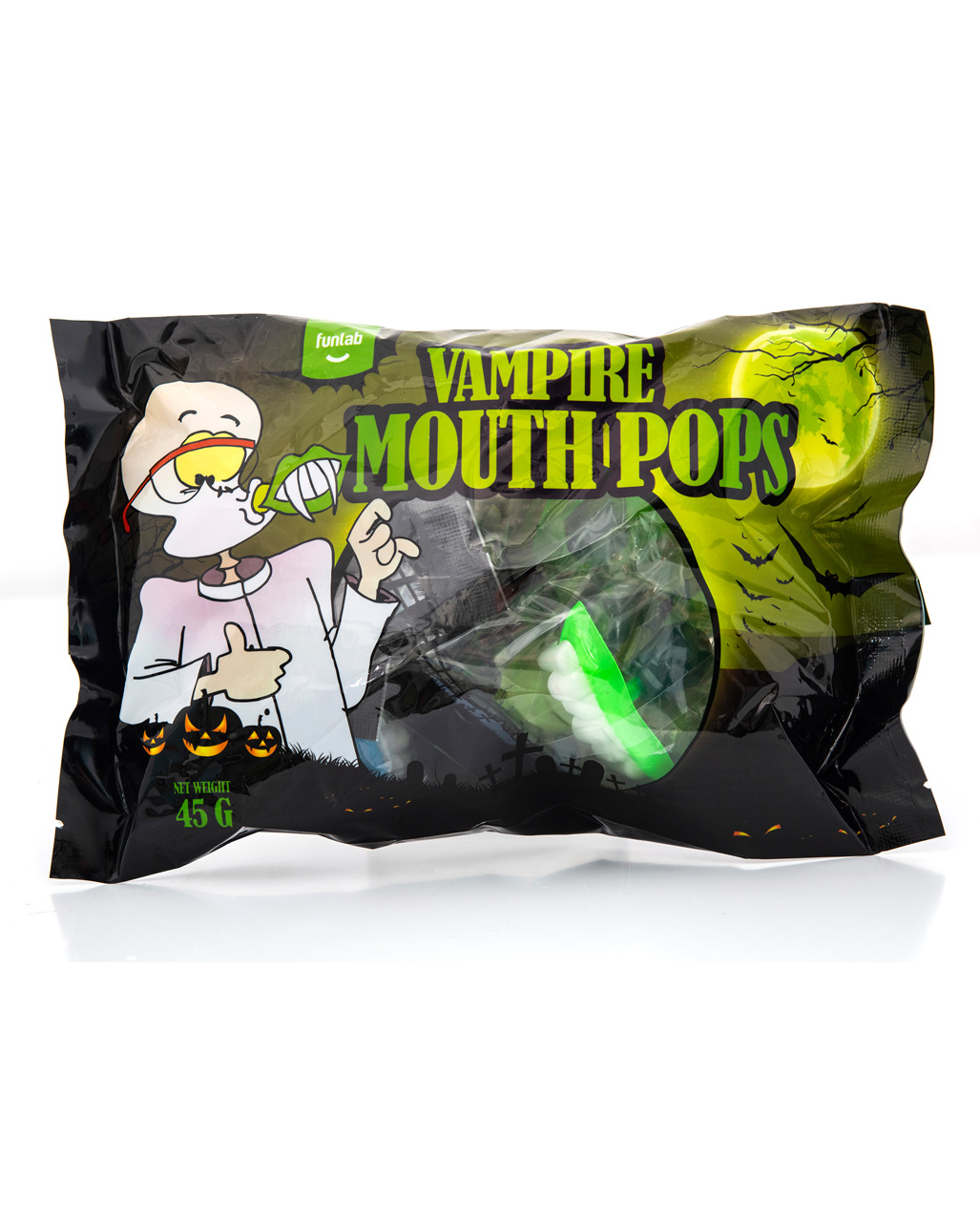 Vampir Gebiss Lutscher 9 St. Halloween Süßigkeit