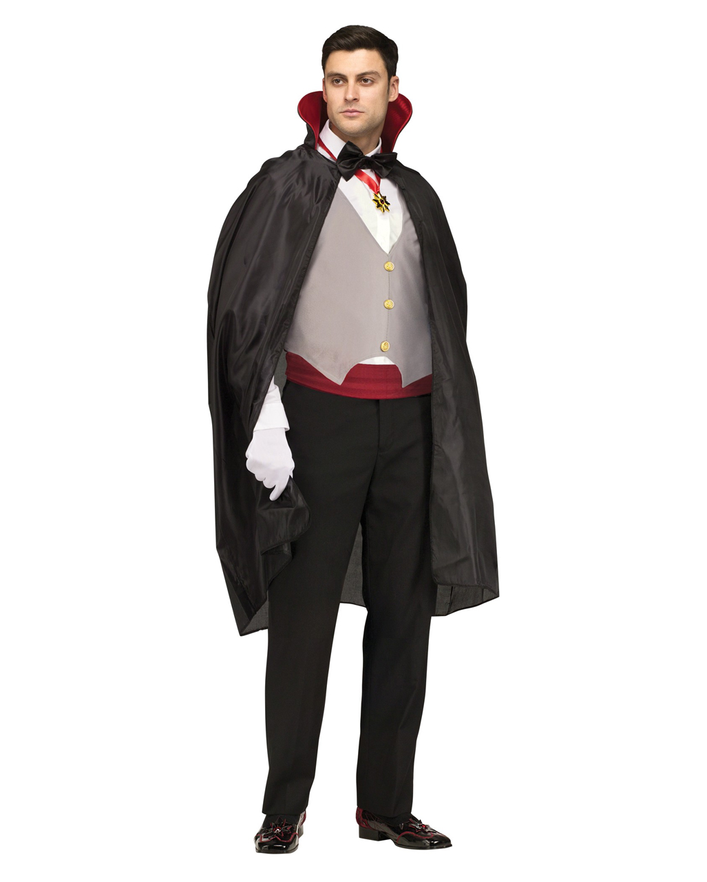 Dracula Vampir Kostüm mit Umhang