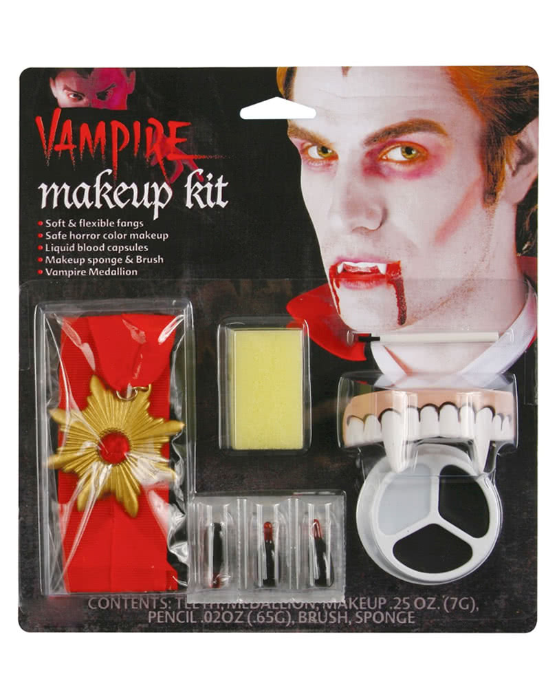 Vampir Make Up Set  Vampir Schminke mit Dracula Blut