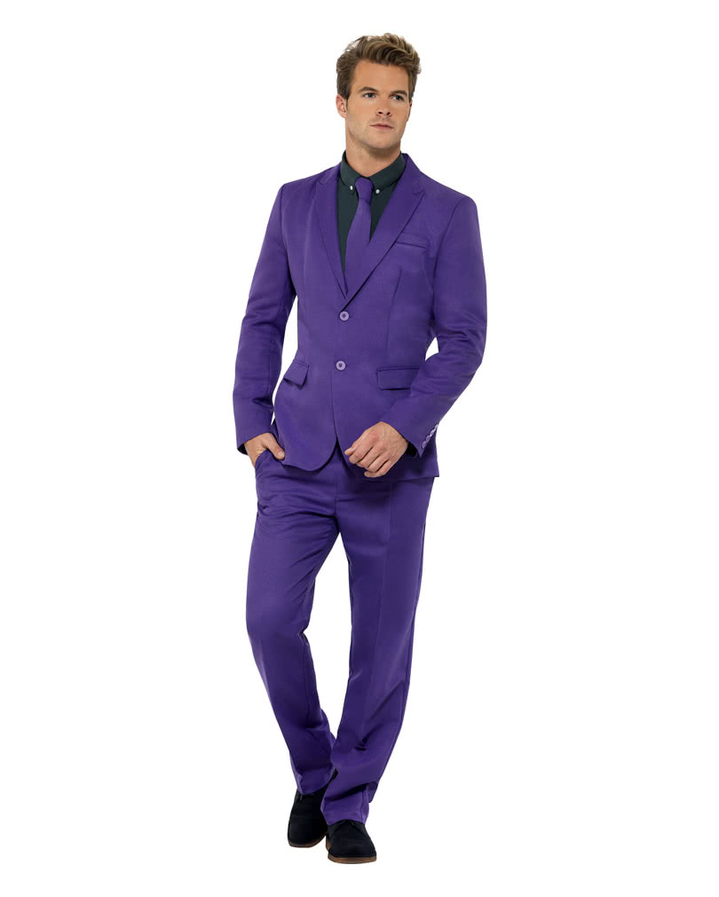 Herren Anzug violett   Lila Herrenrobe für Mottoparties XL