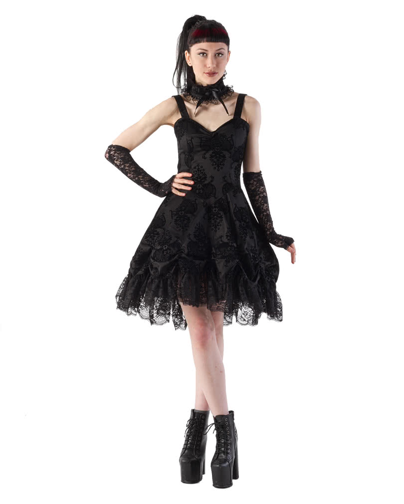 Gothic Trägerkleid Kiara Barock Kleid viktorianisches Kleid S